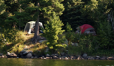 Camping at the Lake